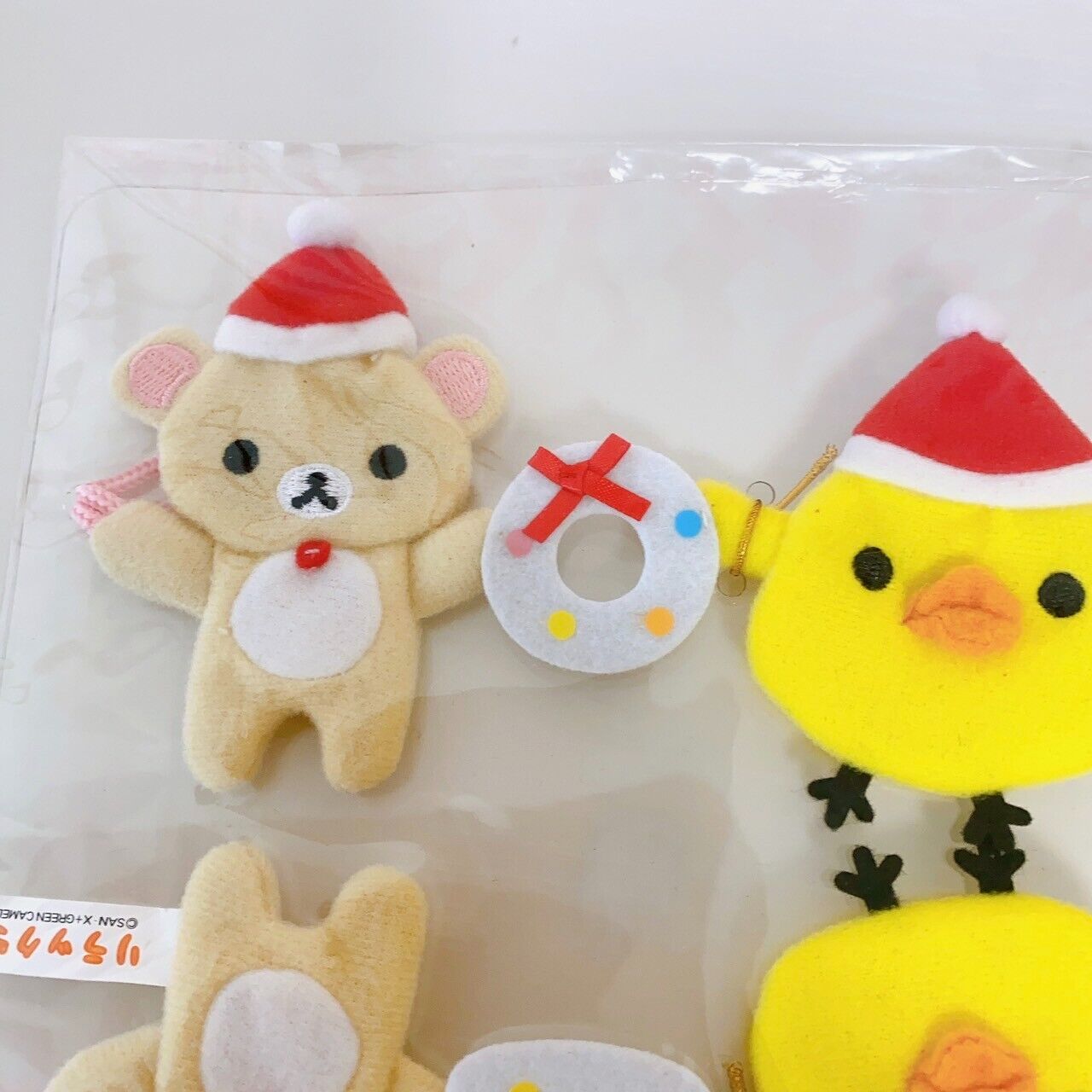 Rilakkuma Korilakkuma Kiiroitori SanX Garland Xmas Christmas Santa Claus Bear