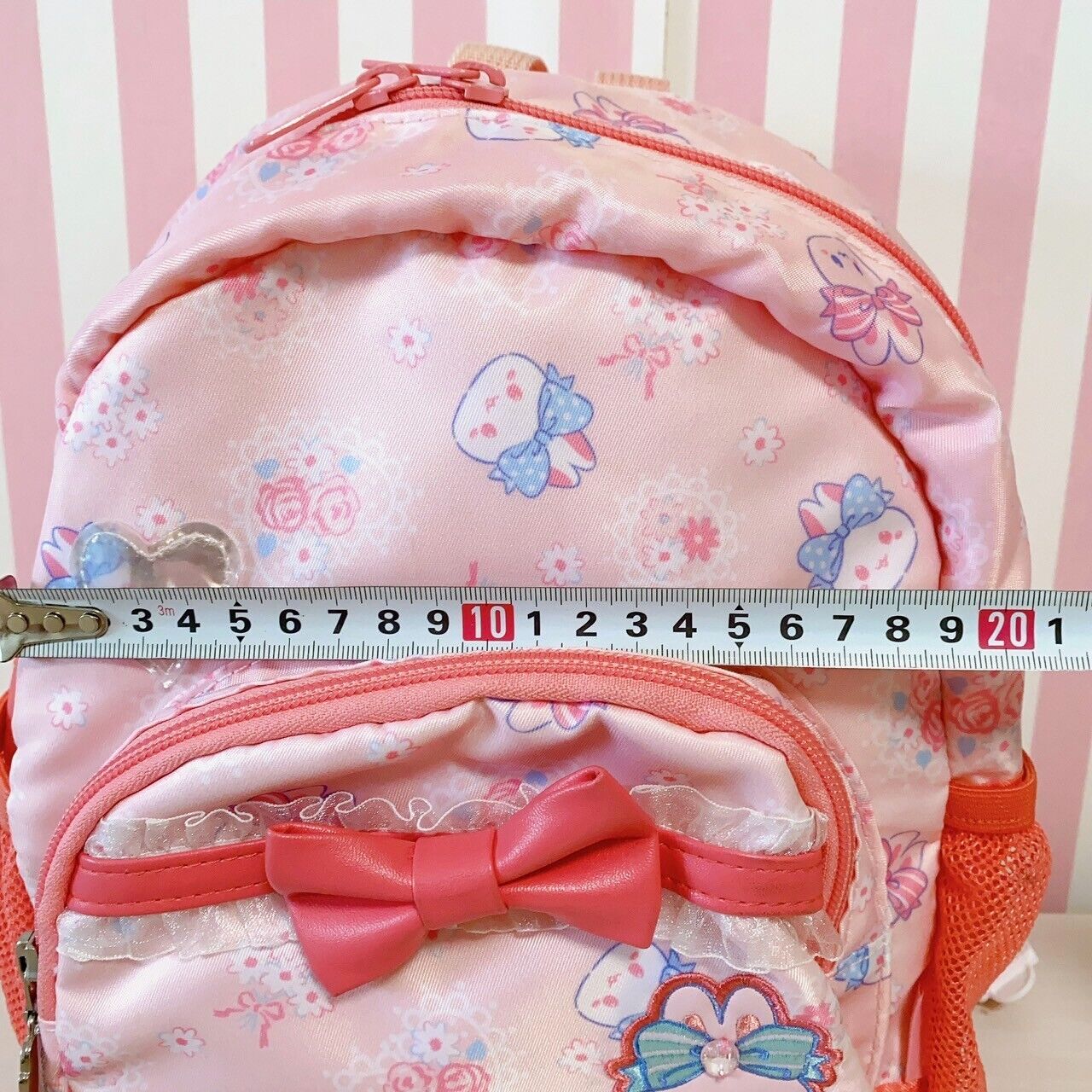 Mother Garden Usamomo Rucksack Backpack School Bag Pink Pink Ribbon Rabbit Kids