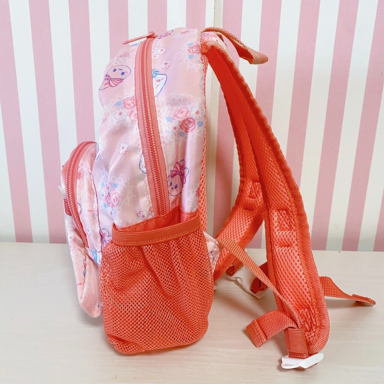 Mother Garden Usamomo Rucksack Backpack School Bag Pink Pink Ribbon Rabbit Kids