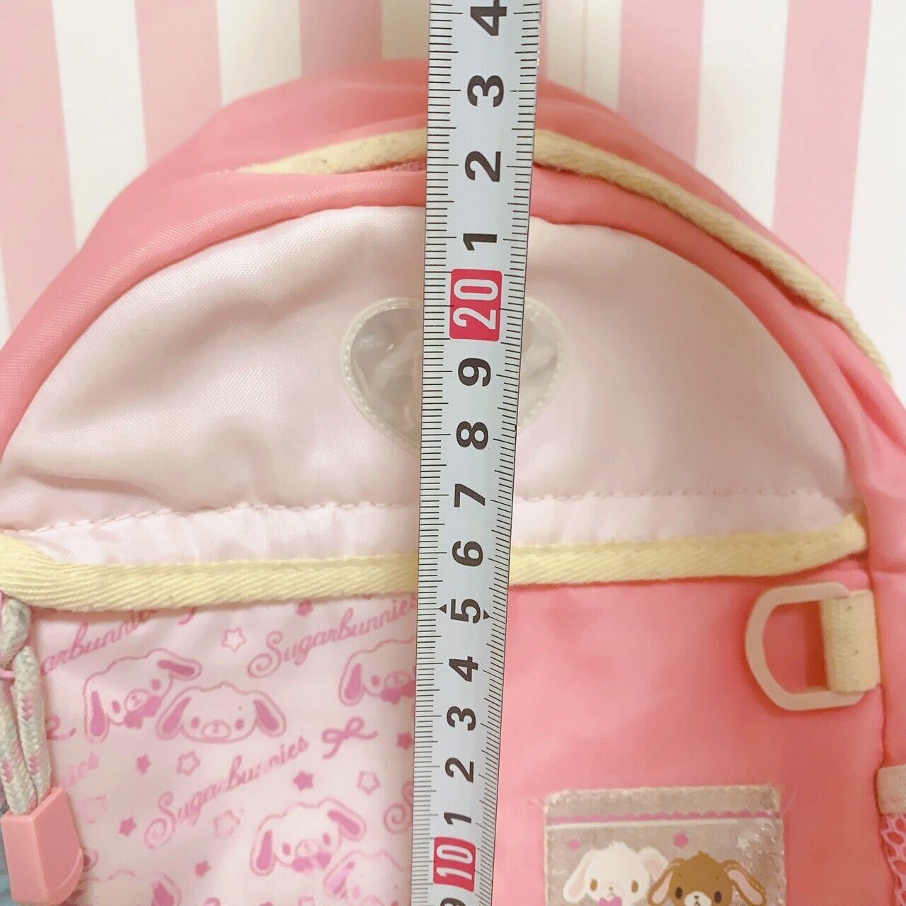 Sanrio Sugar Bunnies Backpack Rucksack Bag School Rabbit Pink Ribbon Character