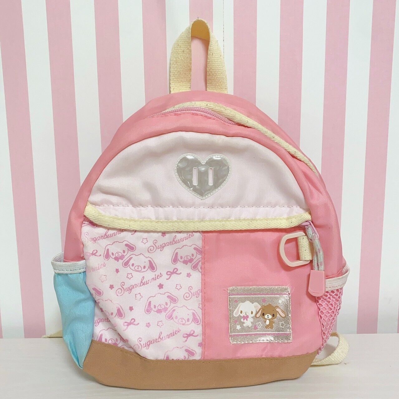 Sanrio Sugar Bunnies Backpack Rucksack Bag School Rabbit Pink Ribbon Character