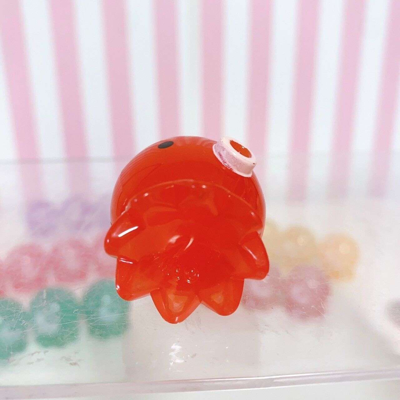 Takochu Octopus Mini Mascot Figure Toy Crystal Clear 35 Set Colorful Kawaii Rare