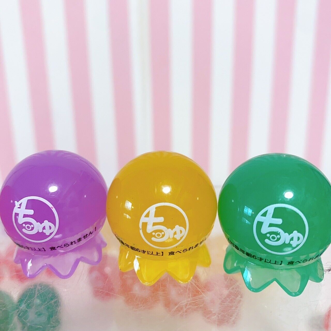 Takochu Octopus Mini Mascot Figure Toy Crystal Clear 35 Set Colorful Kawaii Rare