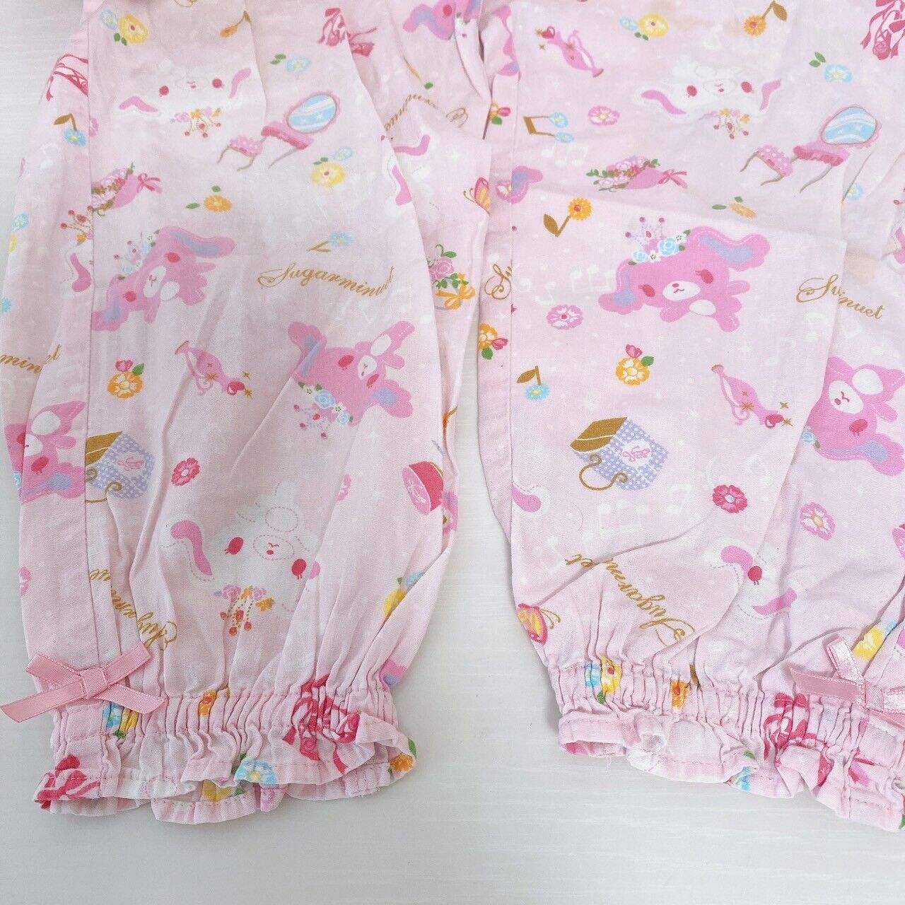 Sanrio Sugar Minuet Pajama Set 3 Ballet Prima Usa Short Long Sleeve Pants 110cm