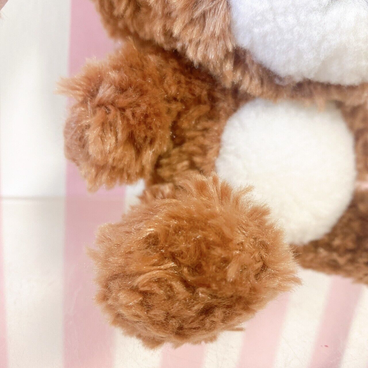 Sanrio Sugar Bunnies Kurousa Plush Soft Stuffed Toy Fluffy Doll Brown Kawaii