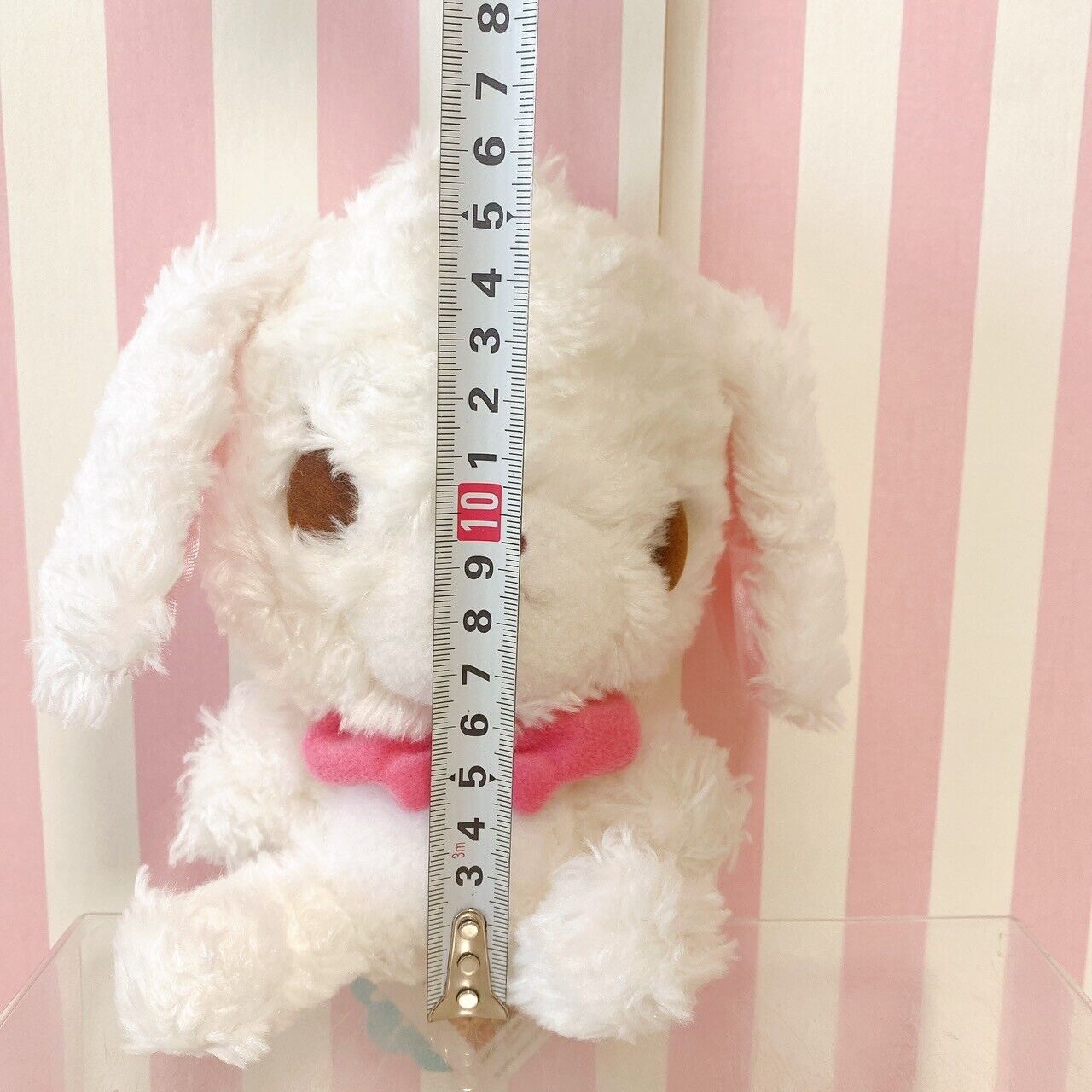 Sanrio Sugarbunnies Bunnies Plush Shirousa Soft Stuffed Toy Ribbon White Fluffy