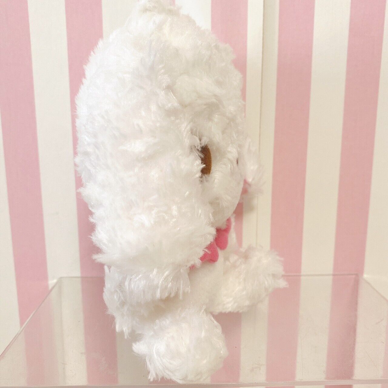 Sanrio Sugarbunnies Bunnies Plush Shirousa Soft Stuffed Toy Ribbon White Fluffy