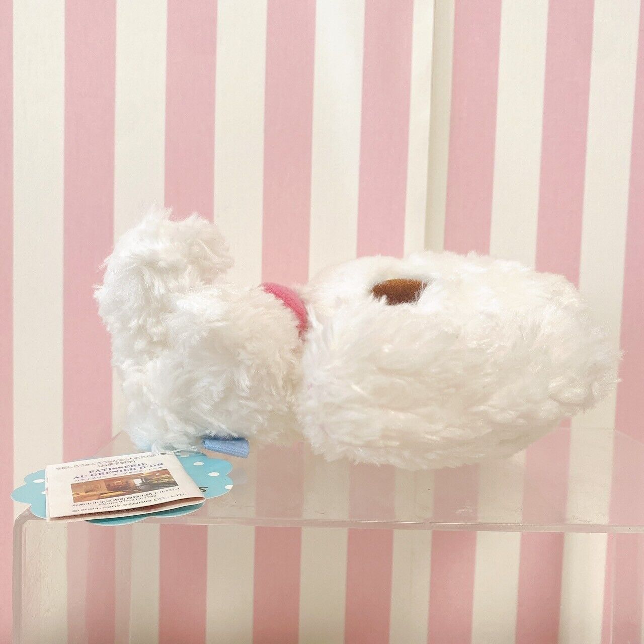 Sanrio Sugarbunnies Bunnies Plush Shirousa Soft Stuffed Toy Ribbon White Fluffy