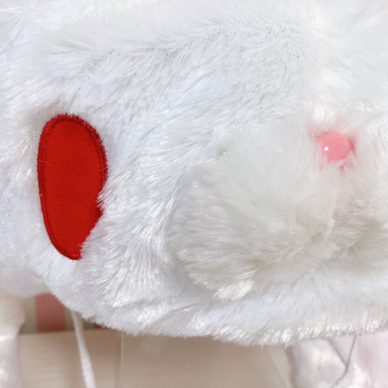 Hanyou Usagi All Purpose Rabbi Cap Hat Rabbit White Plush Fluffy Soft Toy Kawaii