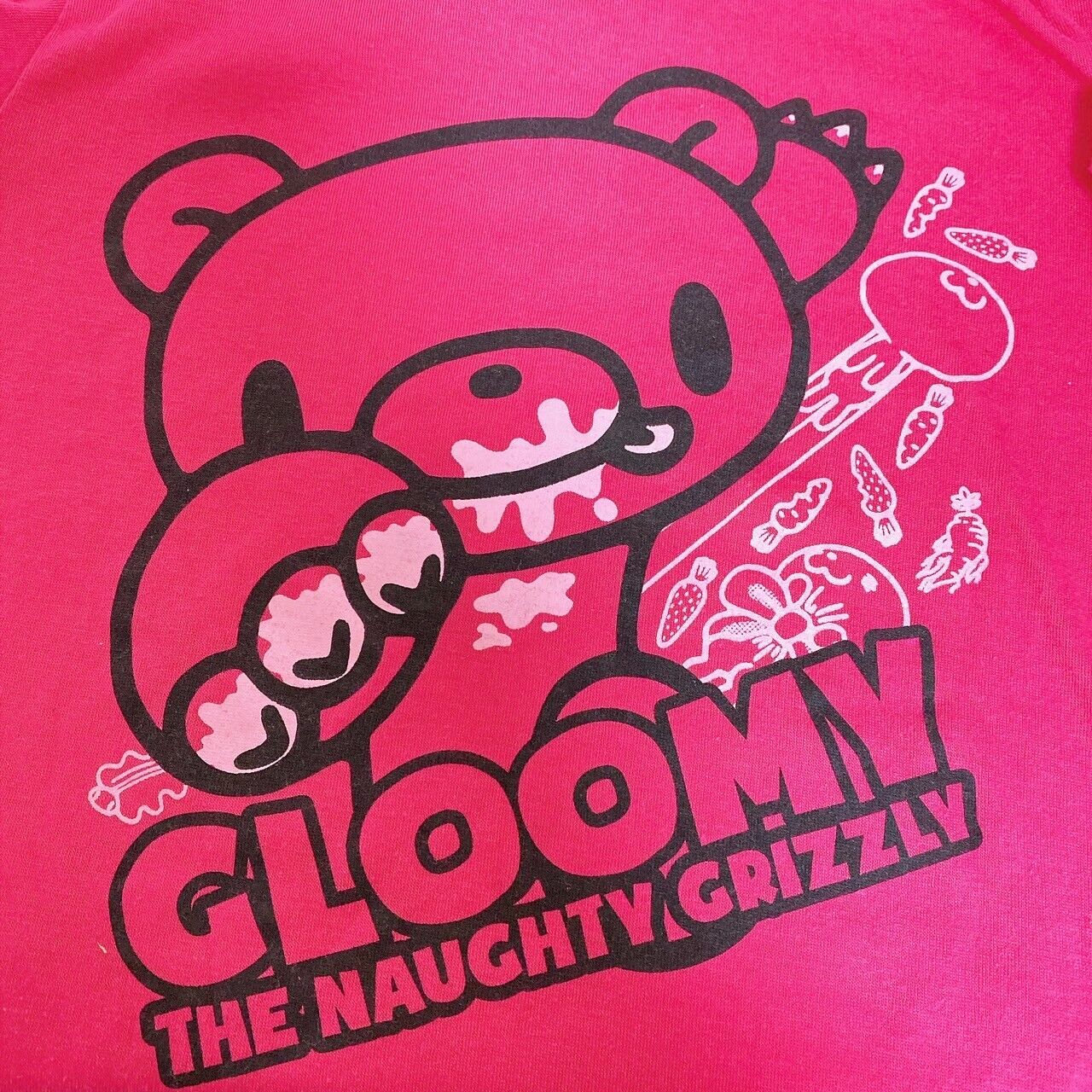 Chax GP Taito GLOOMY General-Purpose Rabbit W Hoodie Pink Character Kawaii Rare