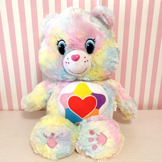 Care Bears Plush Soft Stuffed Toy Doll Rainbow Bear Heart Star Fluffy Kawaii