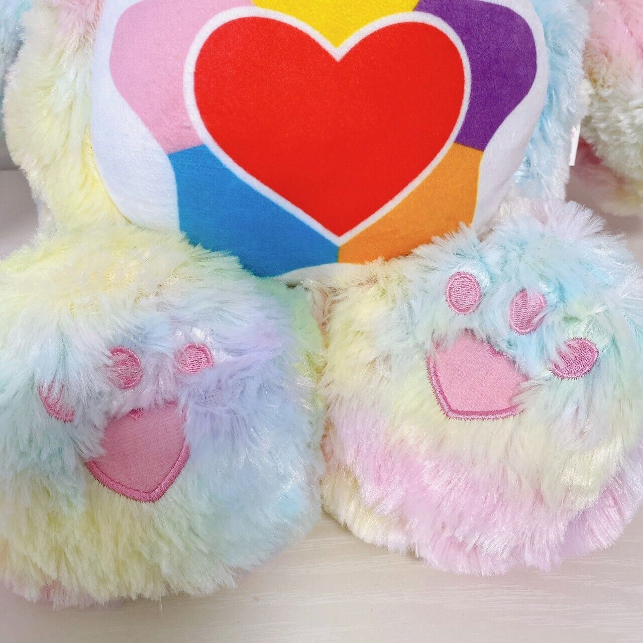 Care Bears Plush Soft Stuffed Toy Doll Rainbow Bear Heart Star Fluffy Kawaii