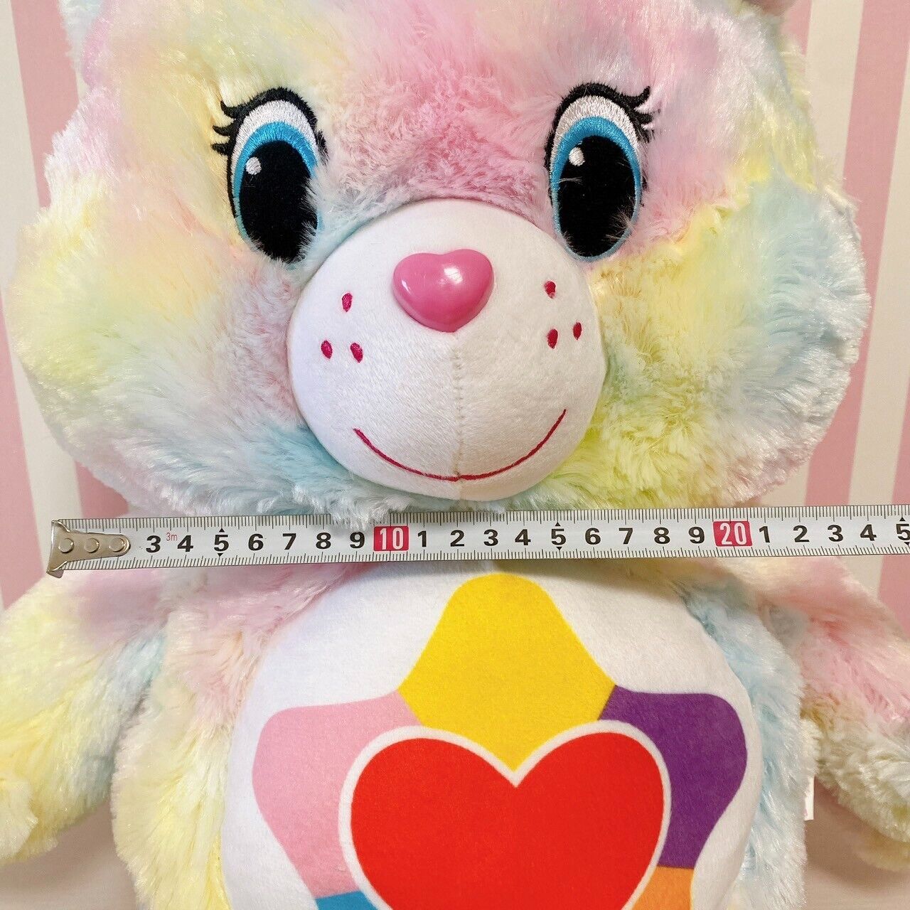 Care Bears Plush Soft Stuffed Toy Doll Rainbow Bear Heart Star Fluffy Kawaii