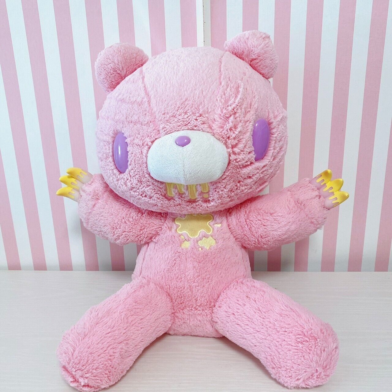 Gloomy Bear Sherbet Pink Plush Sitting Soft Stuffed Toy Grizzly Bloody CGP 302