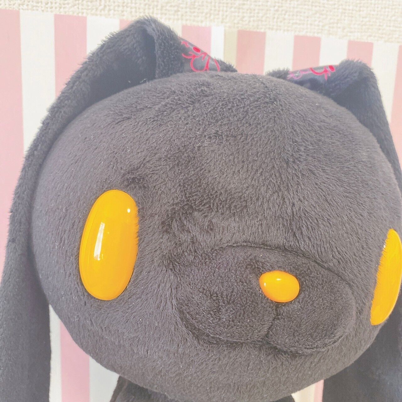 Hanyou Usagi All Purpose Bunny Plush Skull Bow variation Black Rabbit Soft Toy