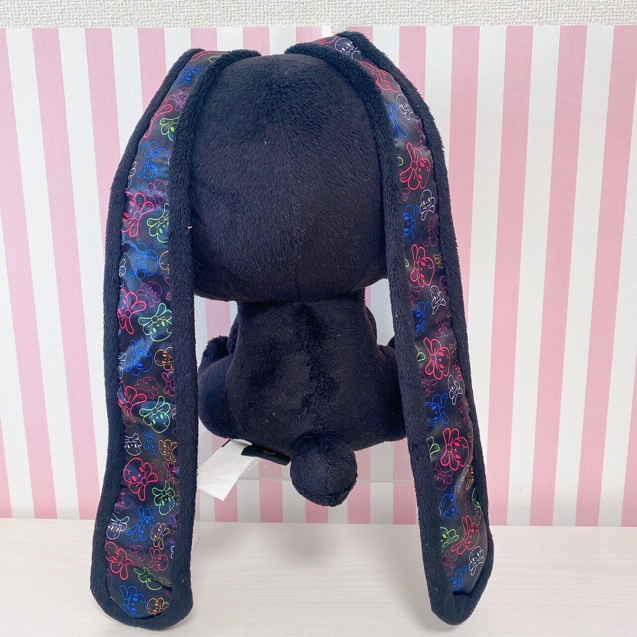 Hanyou Usagi All Purpose Bunny Plush Skull Bow variation Black Rabbit Soft Toy