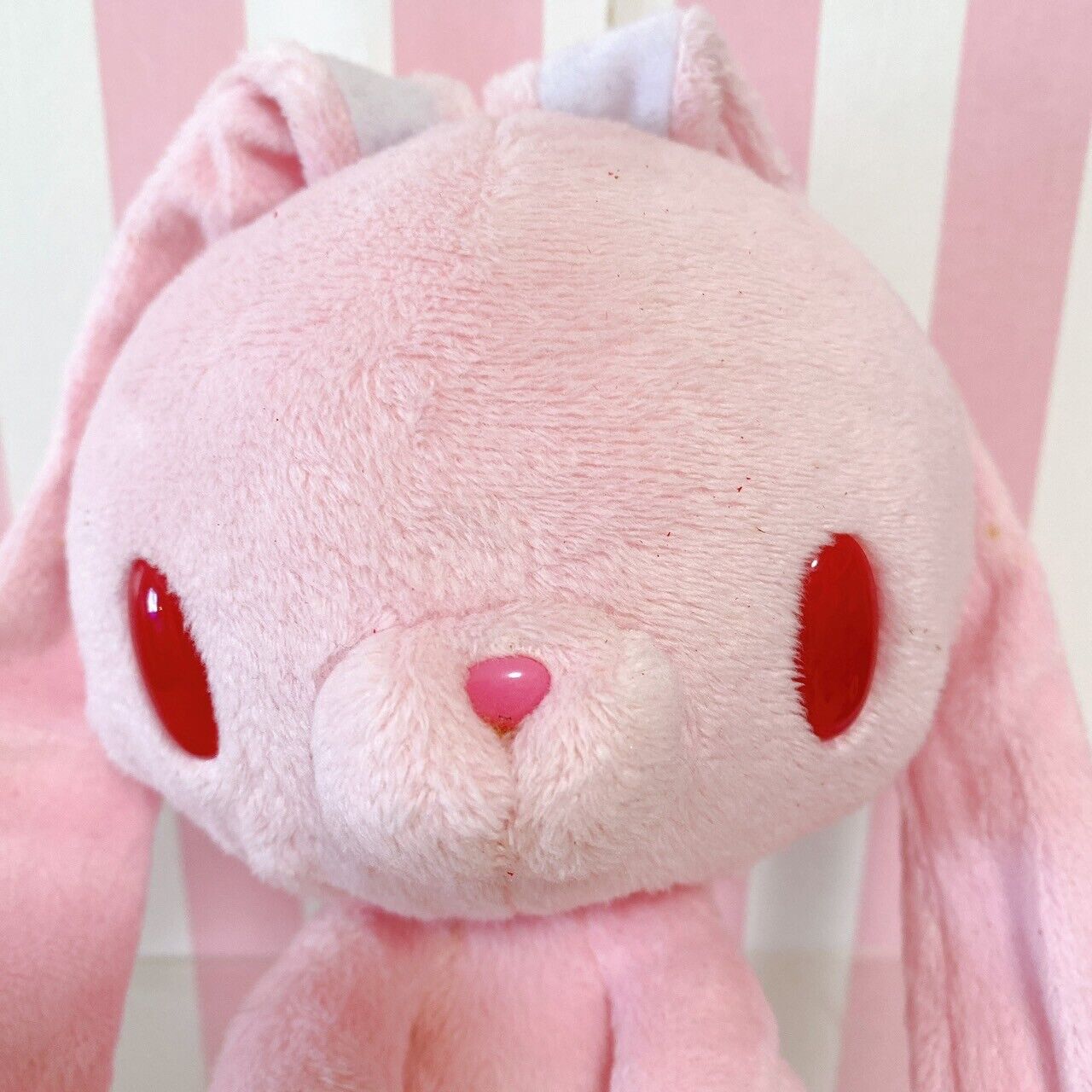 Taito Hanyou Usagi All Purpose Rabbit Gloomy Bloody Bear Plush Set 2 Pink Red