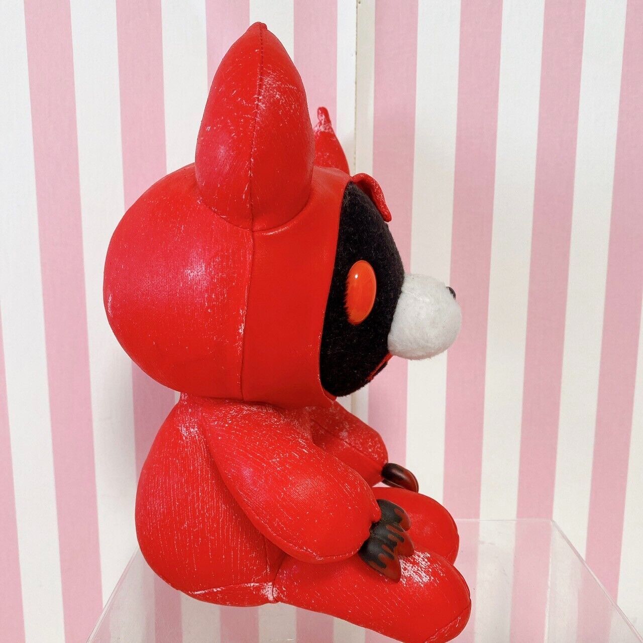 Taito Hanyou Usagi All Purpose Rabbit Gloomy Bloody Bear Plush Set 2 Pink Red