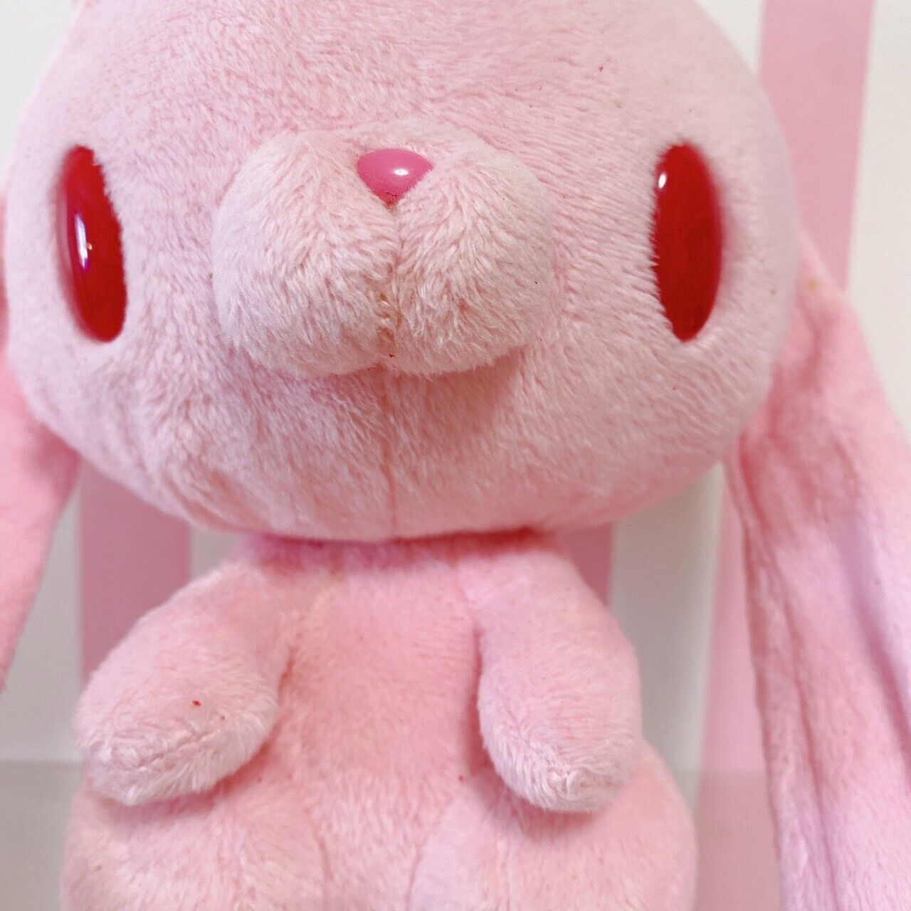 Taito Hanyou Usagi All Purpose Rabbit Gloomy Bloody Bear Plush Set 2 Pink Red