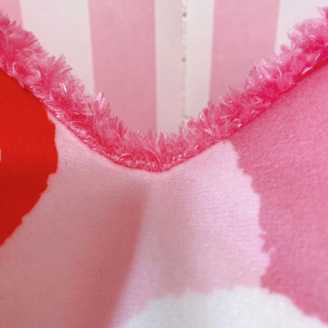 San-x Rilakkuma Cushion Heart Pink Strawberry Bear Costume Rabbit Fluffy Rare