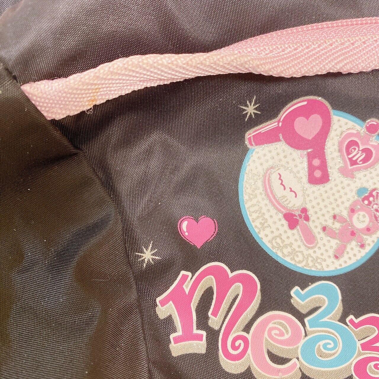 Mezzo Piano Body Bag Black Pink Berrie-chan Rabbit Cosmetics Shoulder Kawaii