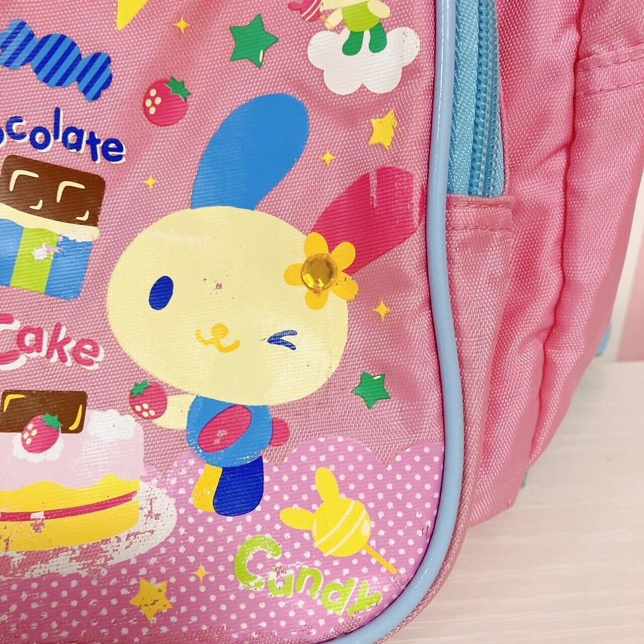 Sanrio Usahana Backpack Rucksack School Bag Pink Cake Chocolate Cookie Ice Cream