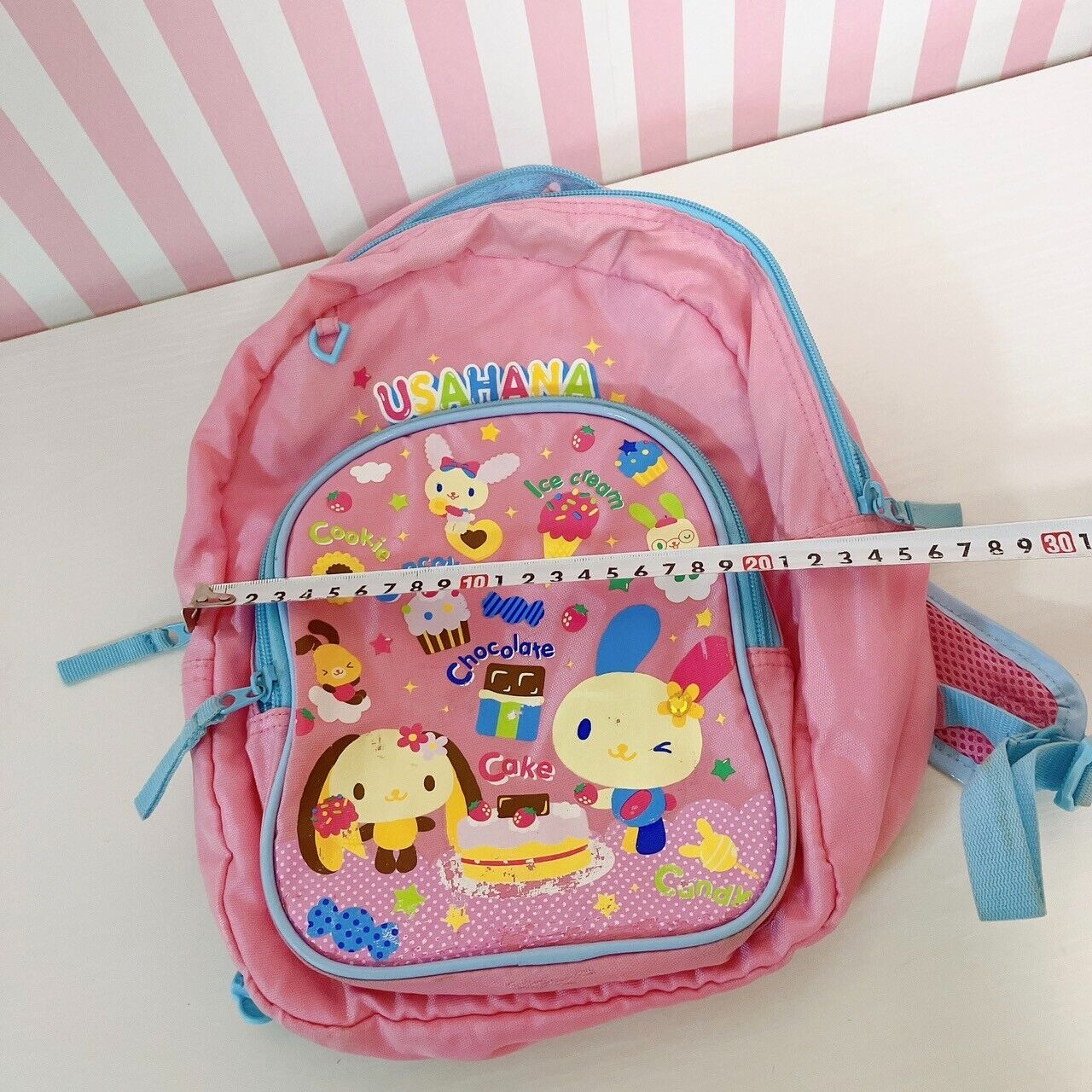 Sanrio Usahana Backpack Rucksack School Bag Pink Cake Chocolate Cookie Ice Cream