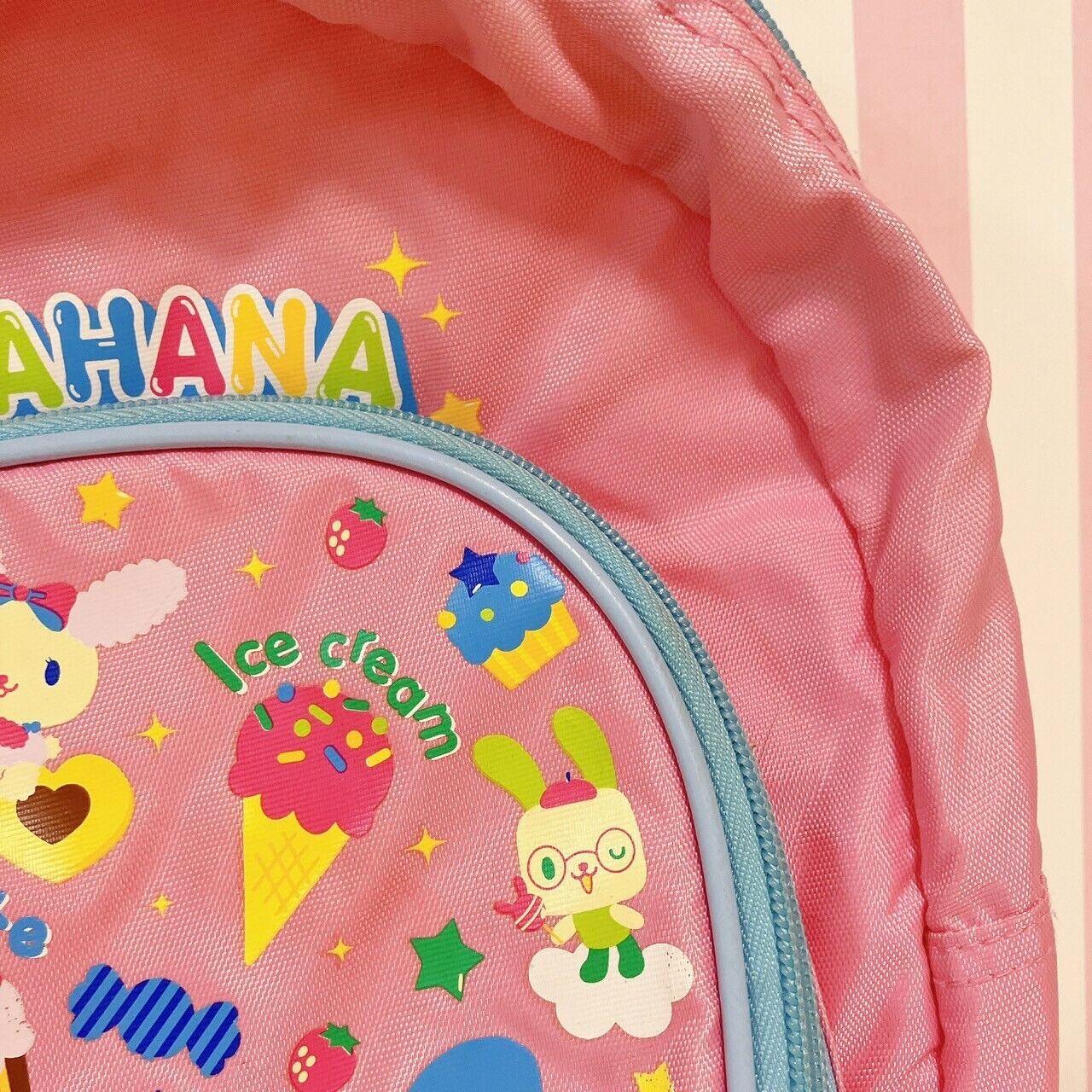 Sanrio Usahana Backpack Rucksack School Bag Pink Cake Chocolate Cookie Ice Cream