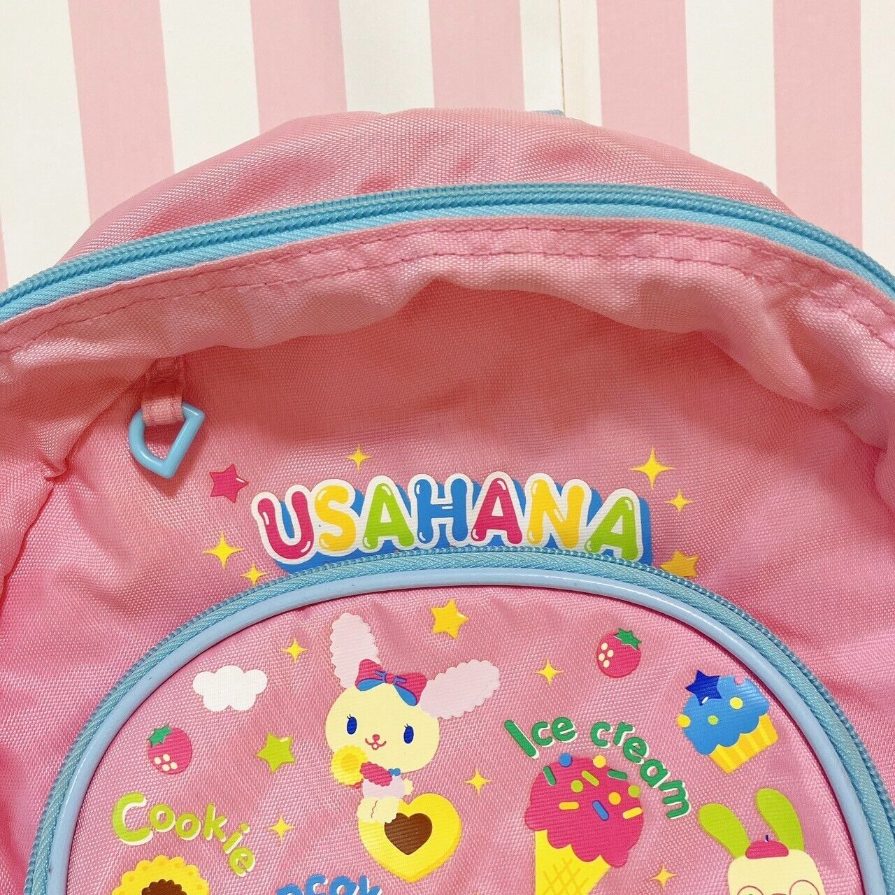 Sanrio Usahana Backpack Rucksack School Bag Pink Cake Chocolate Cookie Ice Cream