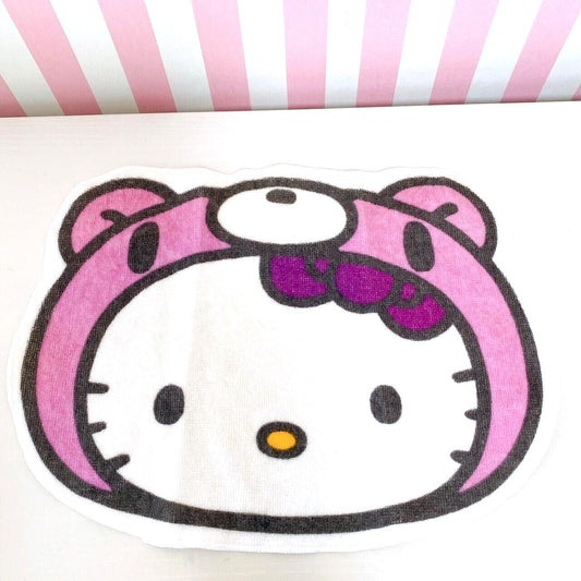 Sanrio Hello Kitty Gloomy Bear Collaboration Mini Towel Purple Cat Kawaii Rare