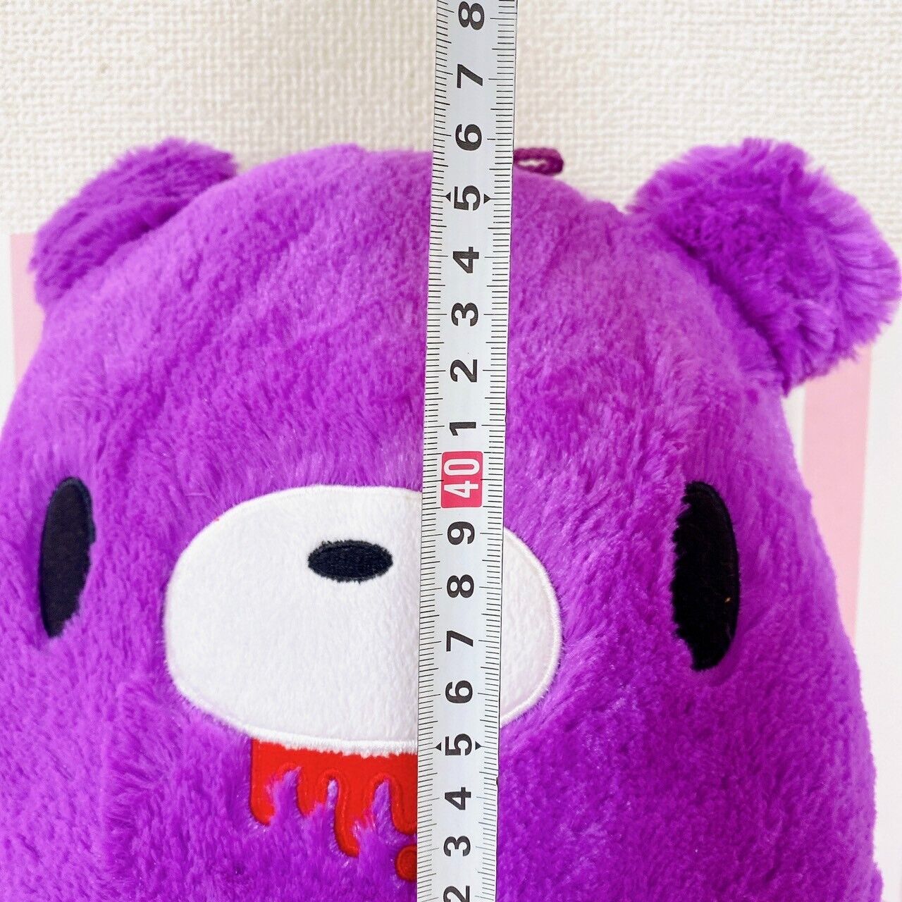 Gloomy Bear Hugging Body Pillow Fluffy Plush Toy cgp 259 Purple Kawaii Character