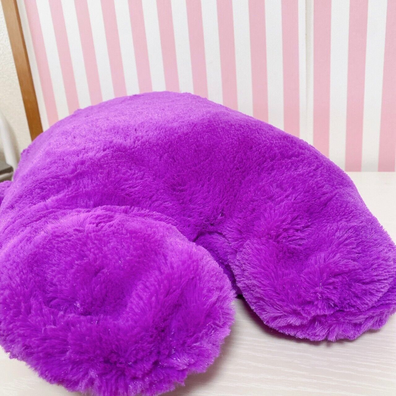 Gloomy Bear Hugging Body Pillow Fluffy Plush Toy cgp 259 Purple Kawaii Character