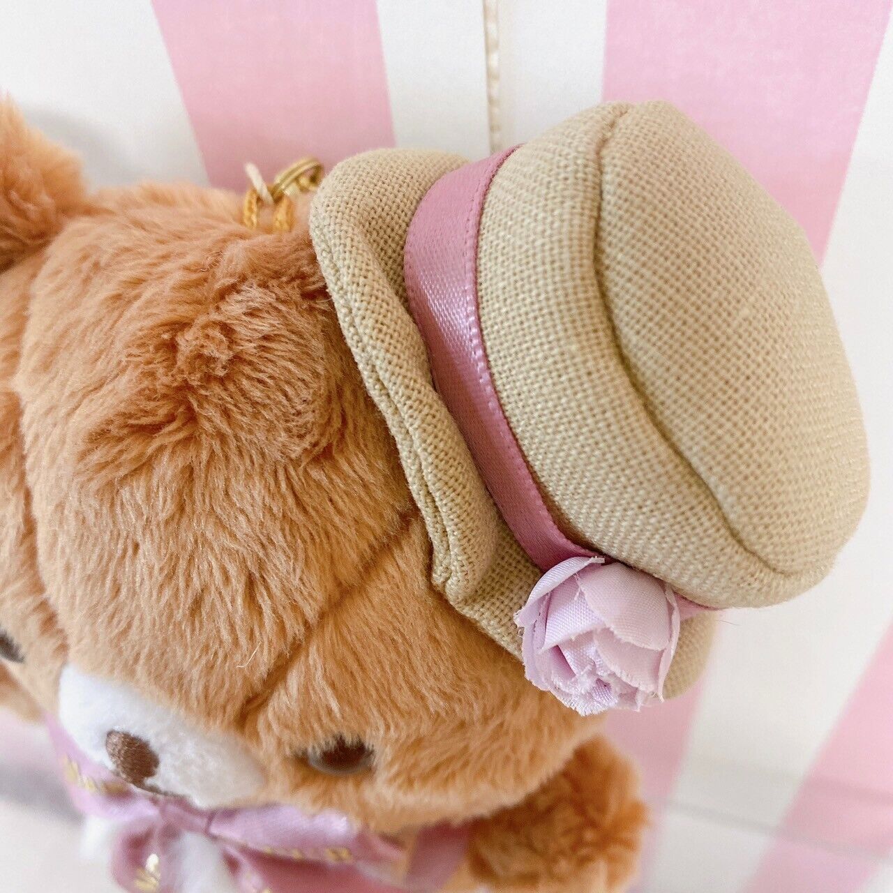 Rilakkuma Maison de FLEUR Collaboration Bag Charm Chairoikoguma Mascot Brown Hat