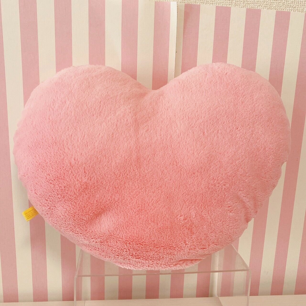 San-x Korilakkuma Cushion Heart Pink White Bear Red Ribbon Present Gift Fluffy