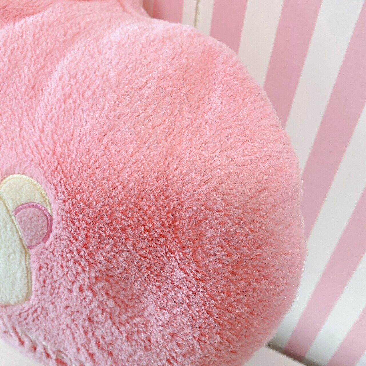 San-x Korilakkuma Cushion Heart Pink White Bear Red Ribbon Present Gift Fluffy