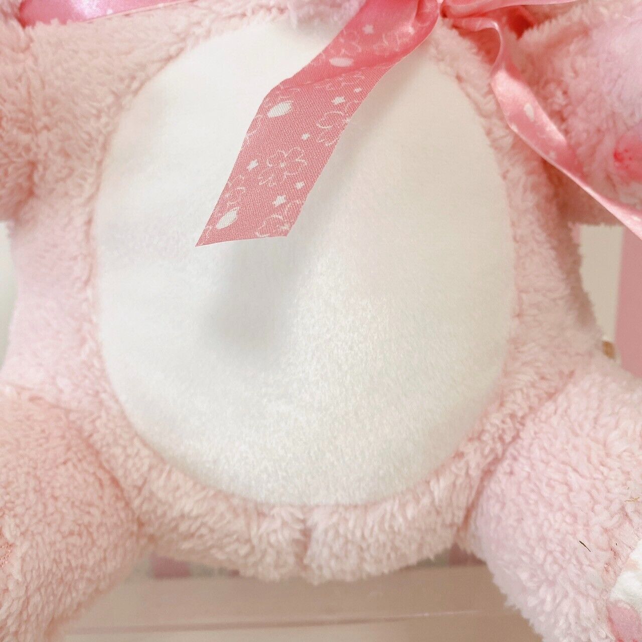 Rilakkuma Plush Soft Stuffed Toy Doll Sakura Cherry Blossom Bear Ribbon Pink XL