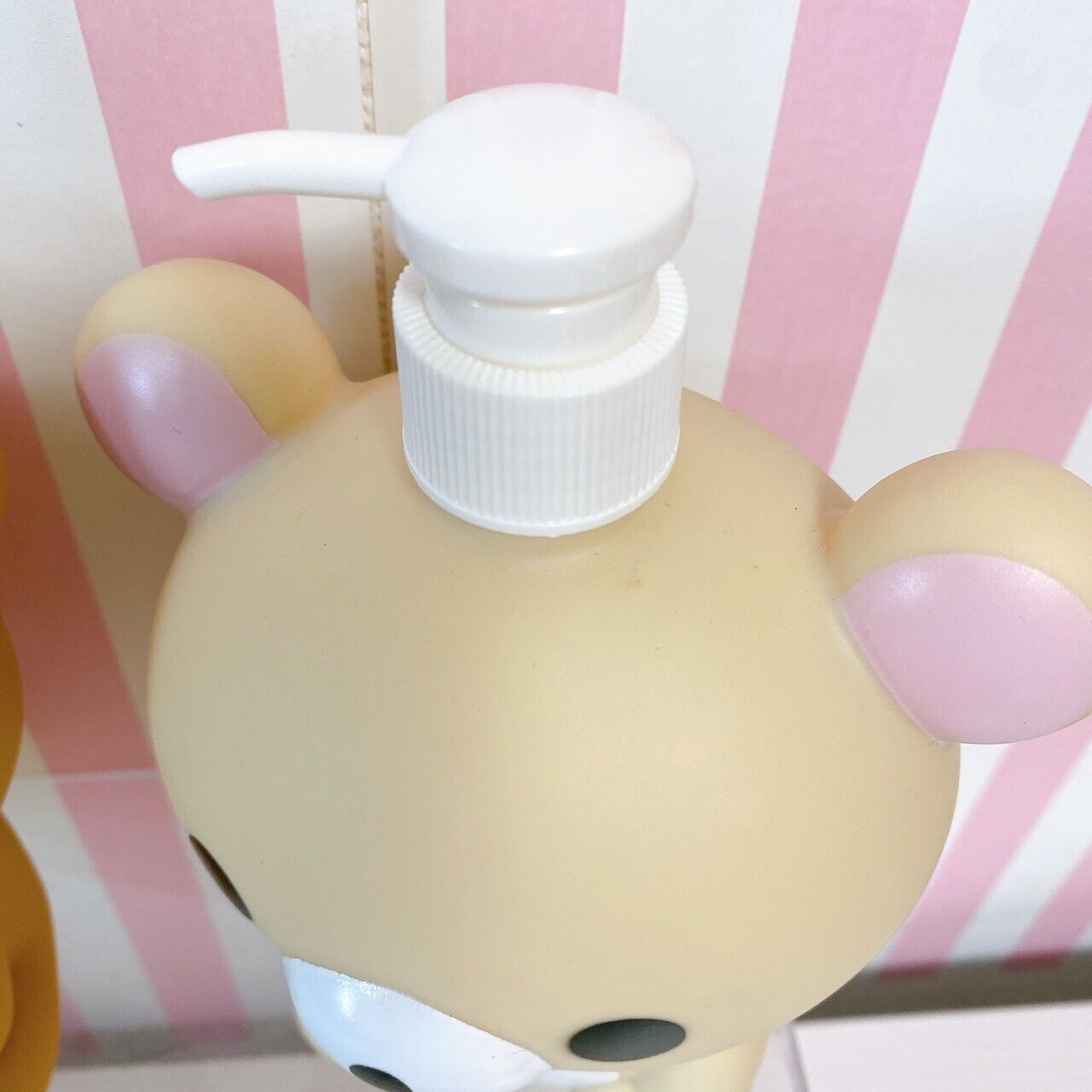 San-X Rilakkuma Korilakkuma Shampoo Bottle Set 2 Bear Bath Brown White Kawaii