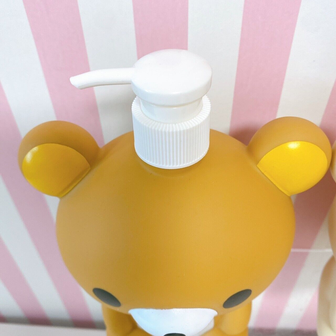 San-X Rilakkuma Korilakkuma Shampoo Bottle Set 2 Bear Bath Brown White Kawaii