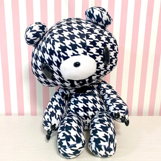 Gloomy Bear Bloody Plush Soft Stuffed Toy Taito CGP 526 Houndstooth Pattern Rare