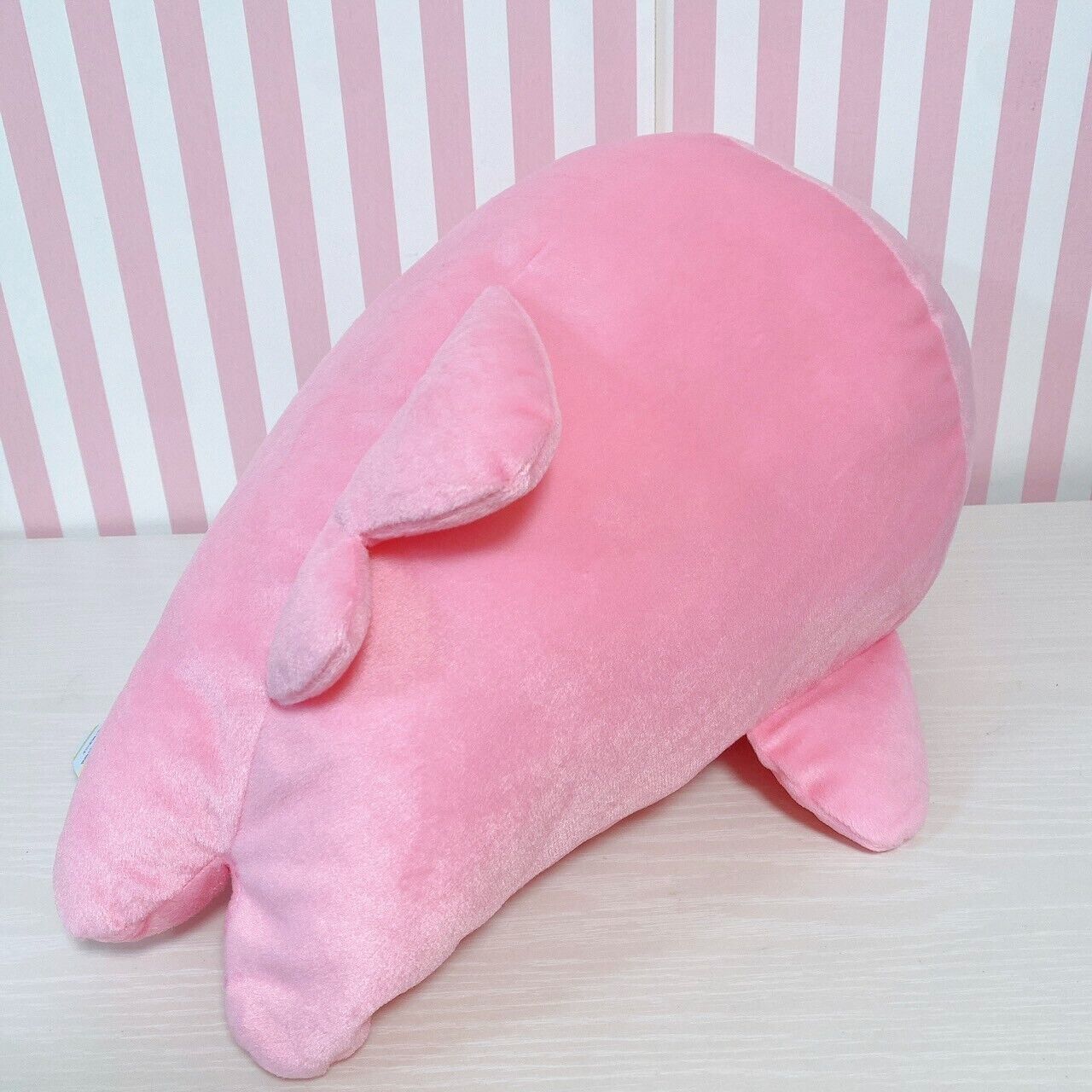 San-X Mamegoma Plush Soft Stuffed Toy Dolphin Aquarium Pink Fluffy Part 2 Rare