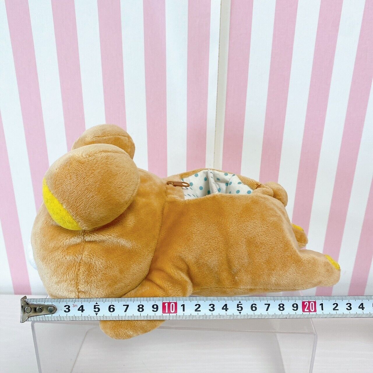 San-X Rilakkuma Plush Soft Stuffed Toy Multi Case Bear Brown Fluffy Dot Car Dot