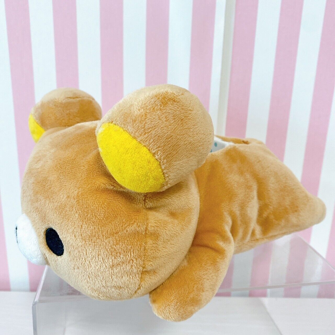 San-X Rilakkuma Plush Soft Stuffed Toy Multi Case Bear Brown Fluffy Dot Car Dot