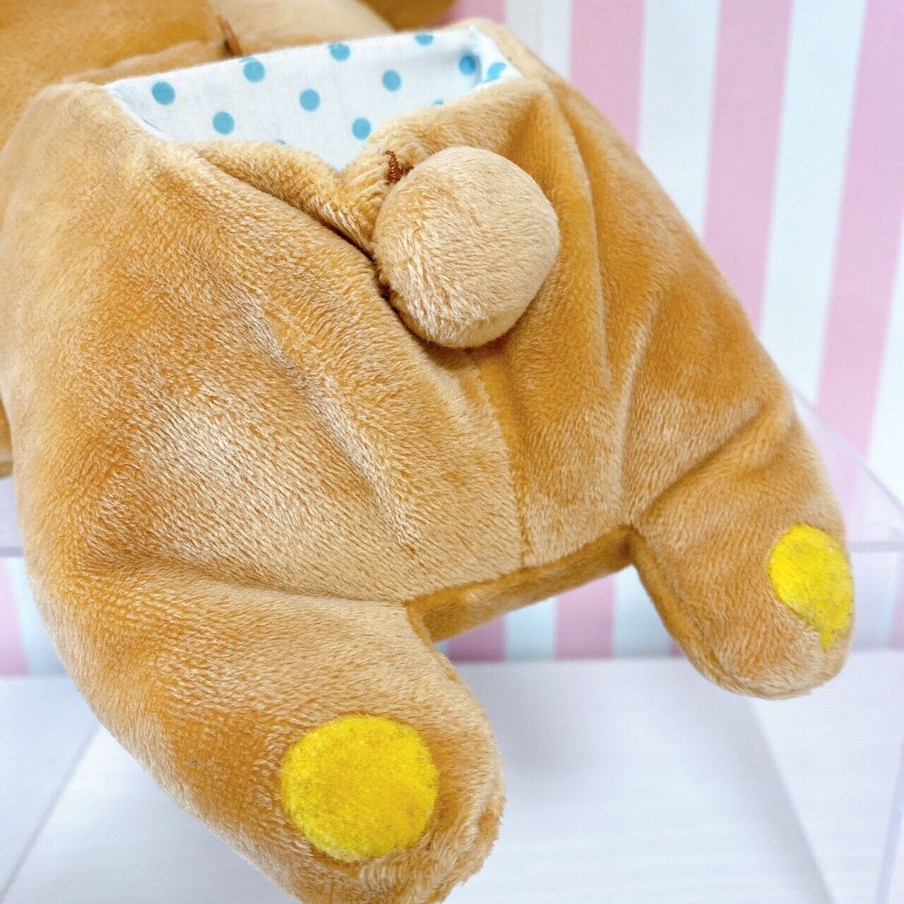 San-X Rilakkuma Plush Soft Stuffed Toy Multi Case Bear Brown Fluffy Dot Car Dot