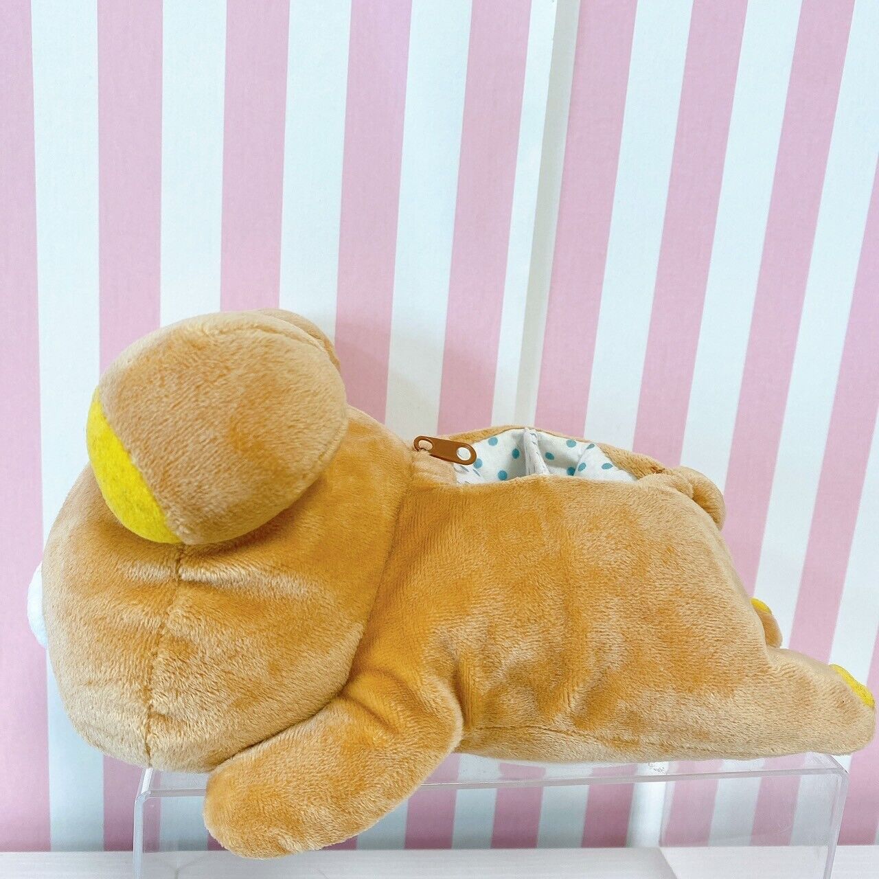 San-X Rilakkuma Plush Soft Stuffed Toy Multi Case Bear Brown Fluffy Dot Car Dot