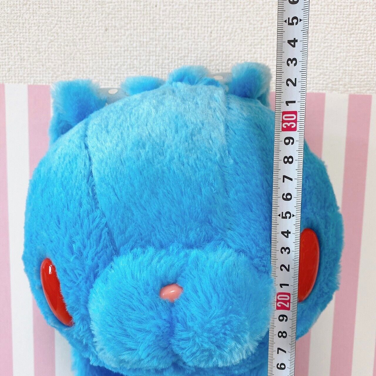 Taito Hanyou Usagi All Purpose Bunny Plush Blue Dot Chax GP 322 Soft Stuffed Toy