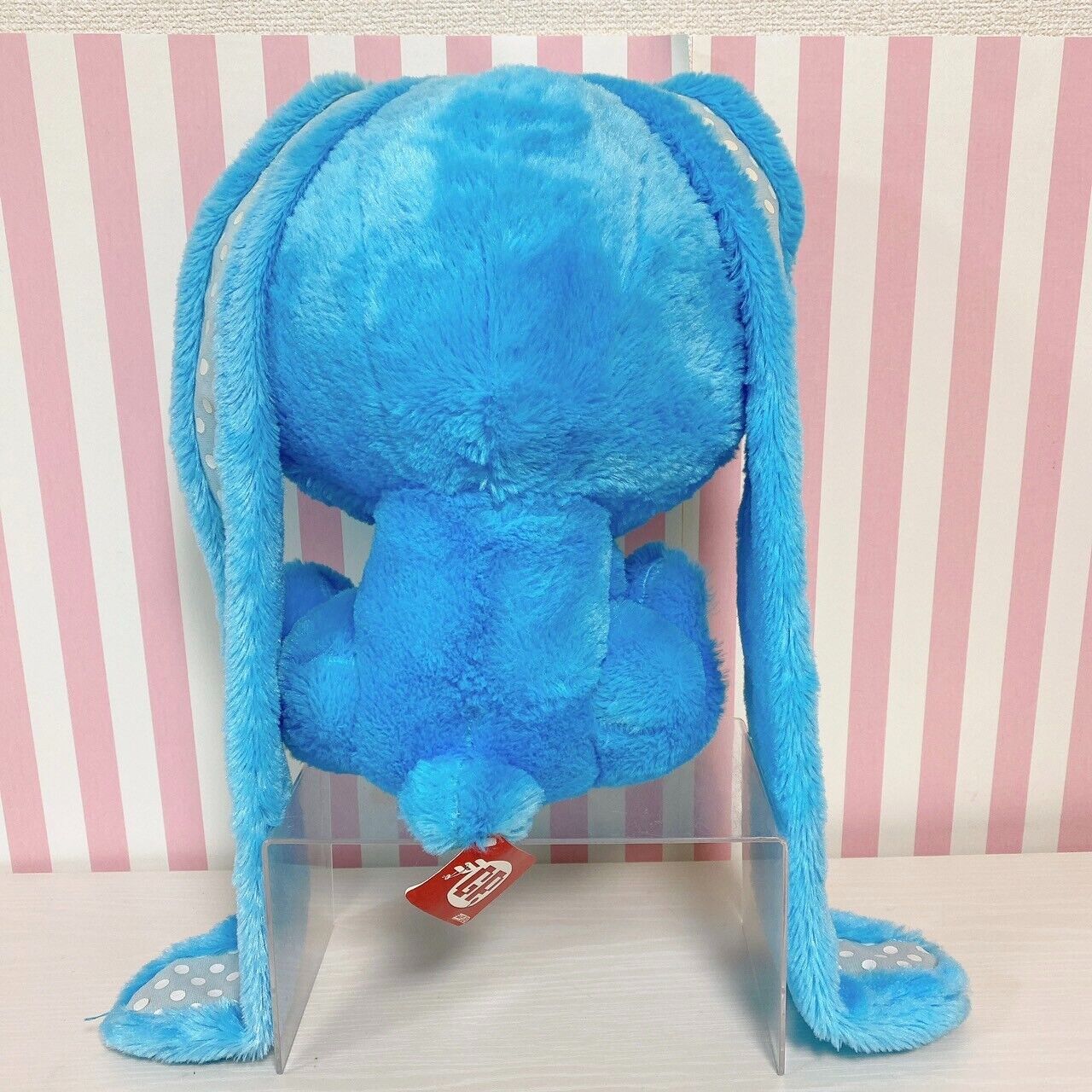 Taito Hanyou Usagi All Purpose Bunny Plush Blue Dot Chax GP 322 Soft Stuffed Toy