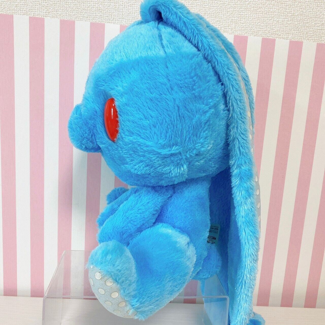 Taito Hanyou Usagi All Purpose Bunny Plush Blue Dot Chax GP 322 Soft Stuffed Toy