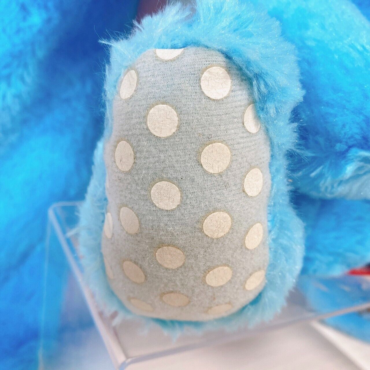 Taito Hanyou Usagi All Purpose Bunny Plush Blue Dot Chax GP 322 Soft Stuffed Toy