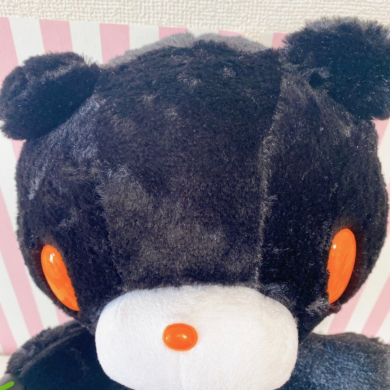 TAiTo Gloomy Bloody Bear Horror Tone Black Plush Doll Soft Stuffed Toy Sitting