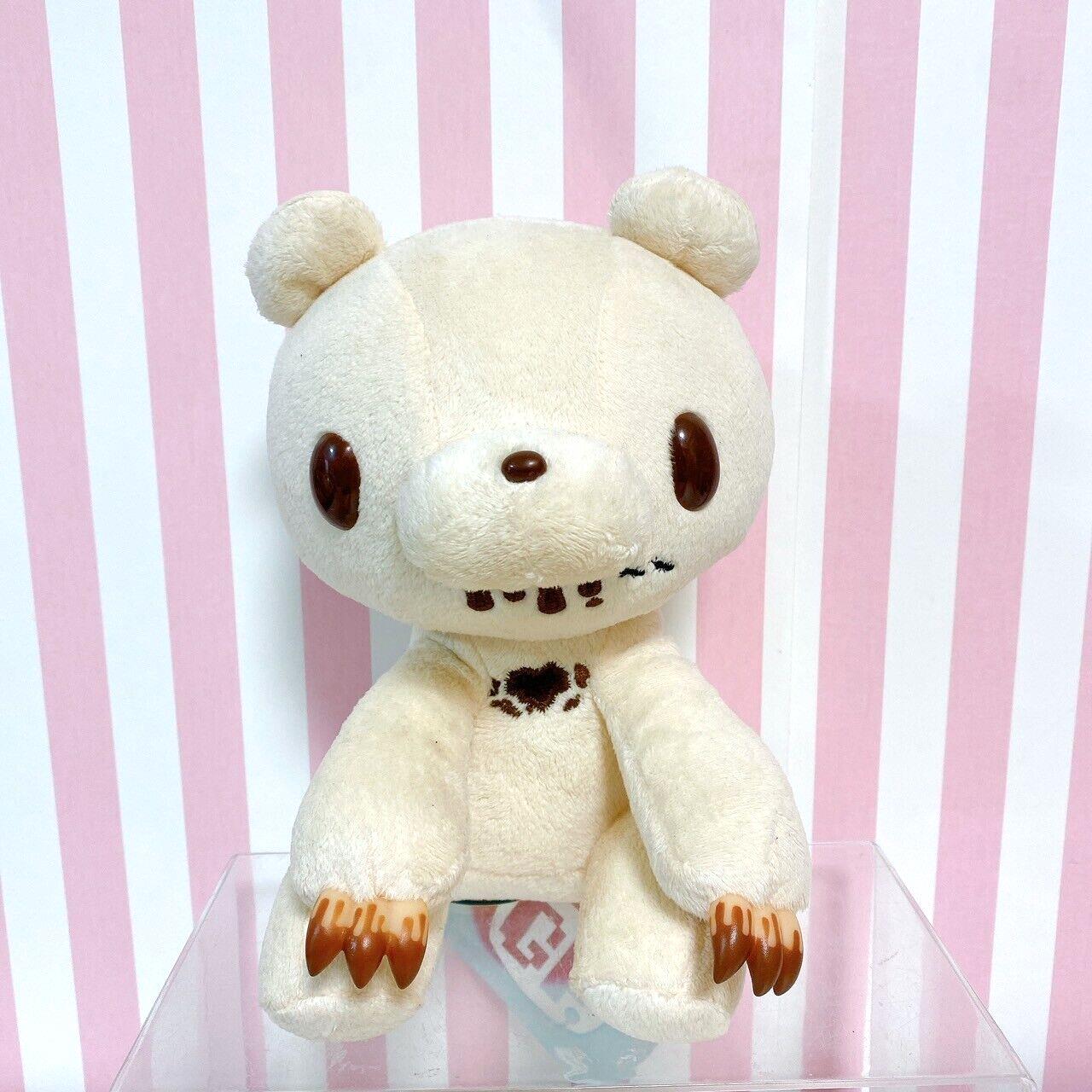 Gloomy Bloody Bear Plush Soft Stuffed Toy Doll White Chax CGP Valentine Ant Rare